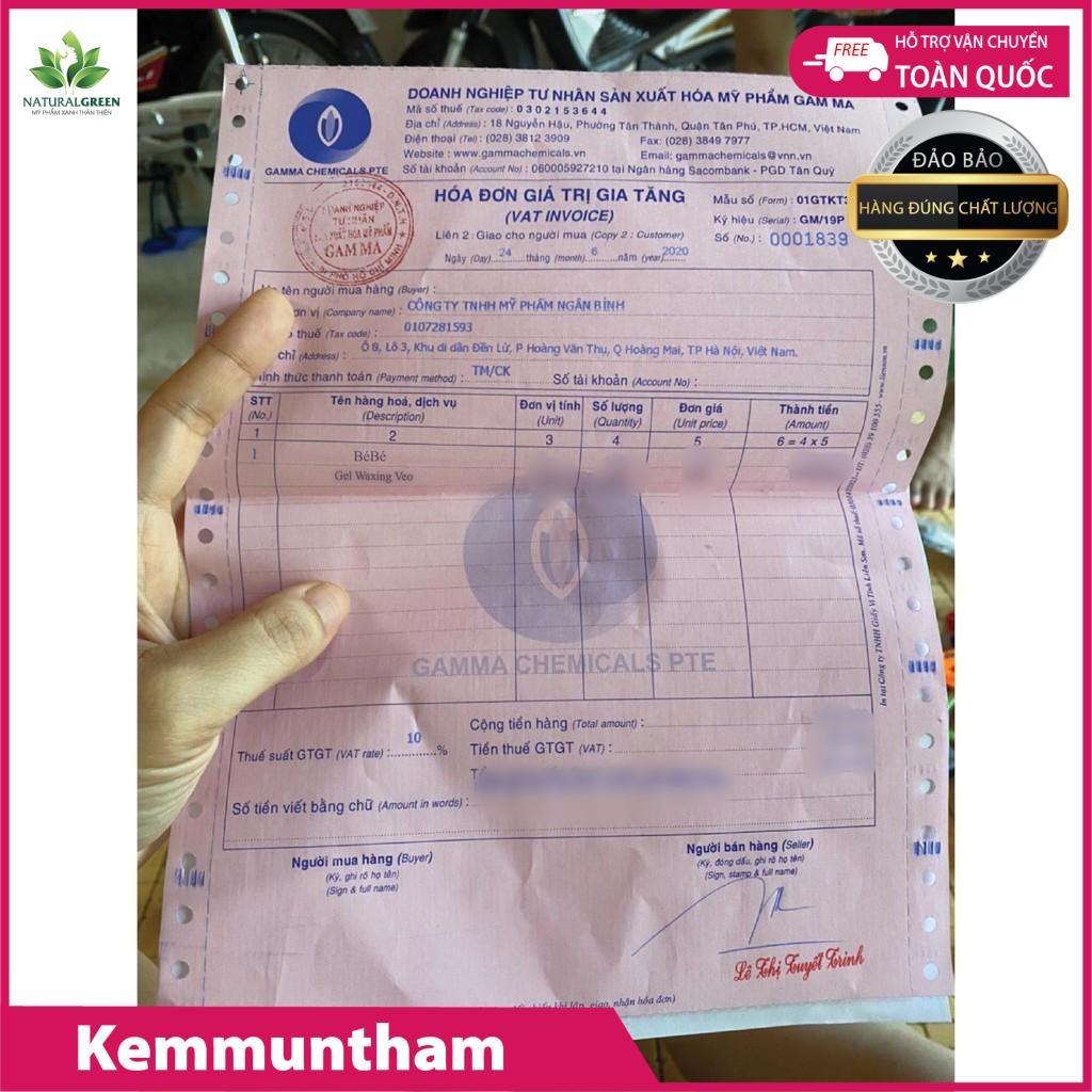 WAX LÔNG VEO Tẩy sạch MỌI VÙNG Lông + TẶNG kèm giấy wax và que gạt  chính hãng