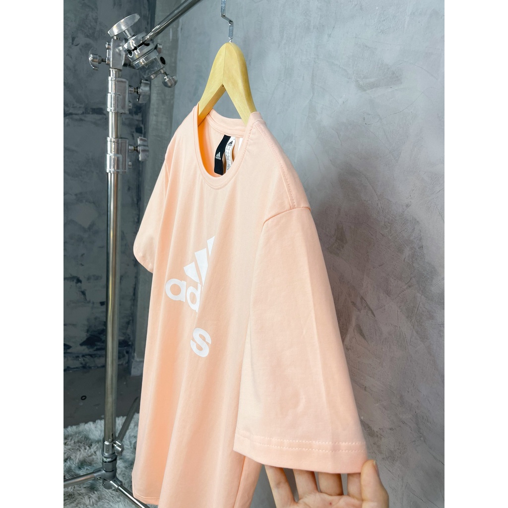 (HÀNG XUẤT XỊN) Váy / Đầm das hồng nhạt 1800 Essential Logo Dress PINK Made in Cambodia full tag code