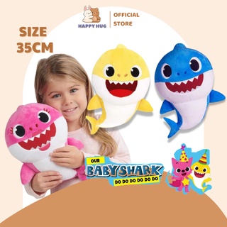 Thú nhồi bông Baby Shark size 35cm đáng yêu cho bé - Happy Hug