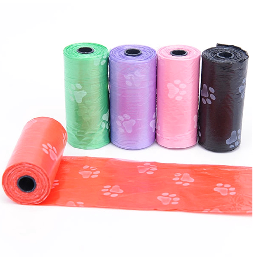 Cuộn túi rác dùng một lần nhiều màu sắc tùy chọn