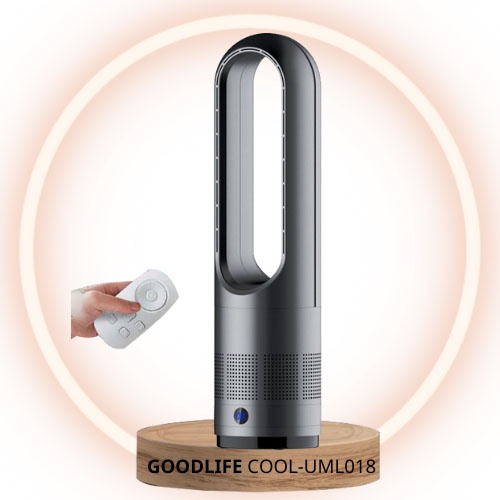 Quạt Không Cánh Kiêm Lọc Không Khí COOL UML018- Điều Khiển Cảm Ứng Hiện Thị 8 Tốc Độ Gió Điều Chỉnh Hướng 80 Độ