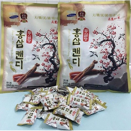 Kẹo sâm Cành Đào Hàn Quốc 200gr