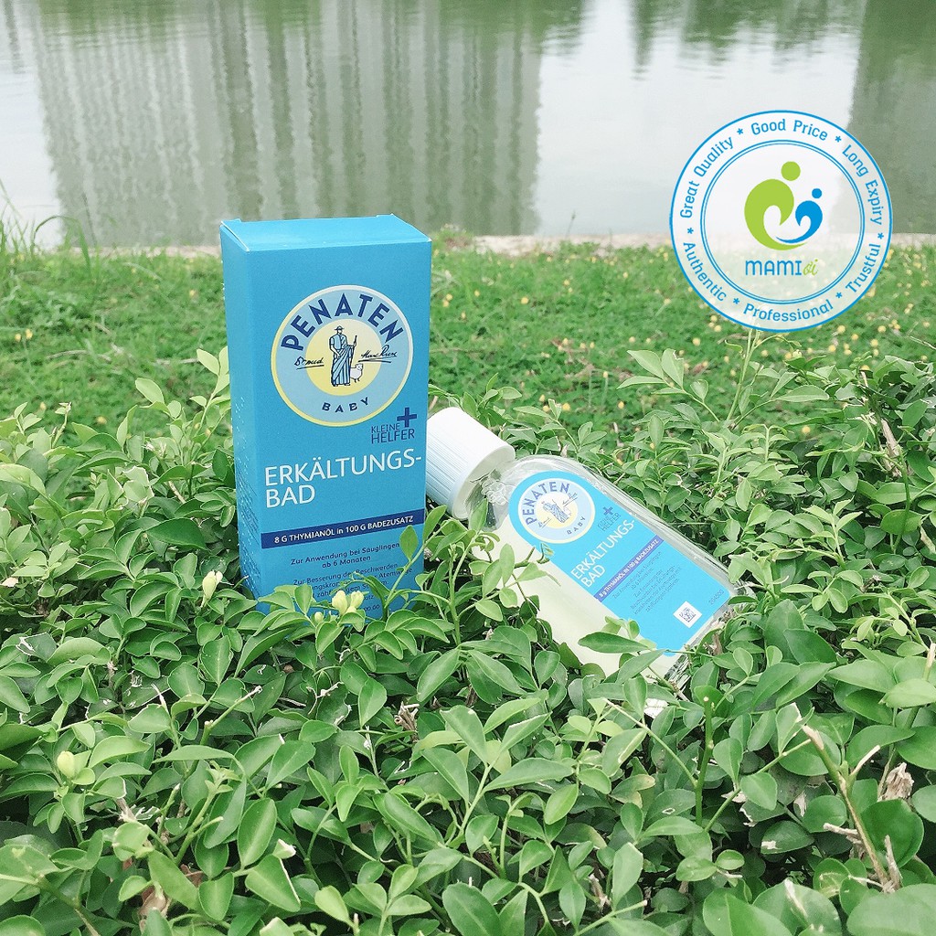 Dầu tắm (125 ml) chống cảm cúm, tăng sức đề kháng cho trẻ từ 6 tháng tuổi, mẹ sau sinh Penaten Erkältungsbad, Đức
