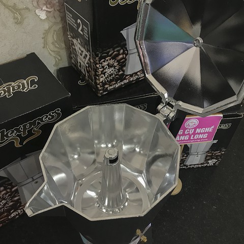 Ấm Pha Cà Phê Moka Express  Italy Cao Cấp Phong Cách Ý Truyền Thống - Make The Best Coffee With Moka Pot