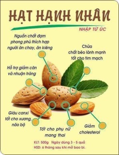 HẠNH NHÂN RANG BƠ CÒN VỎ