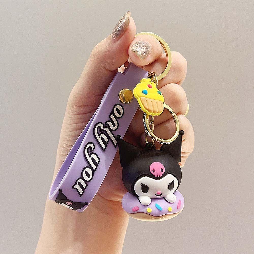 Móc Khóa Hình Hoạt Hình My Melody Pompom Purin Kuromi Cinnamoroll Kitty