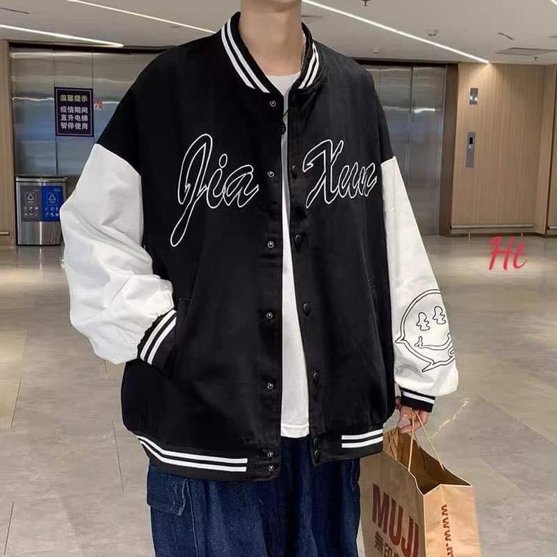 Áo bomber phối tay GiaXun Ht