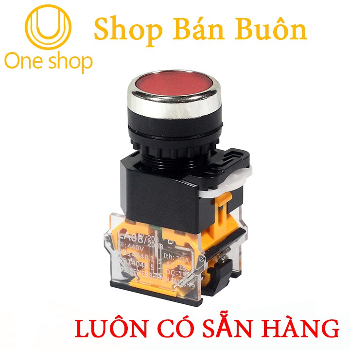 Nút Nhấn LA38-11/209 Nhả Không Đèn 10A NO/NC