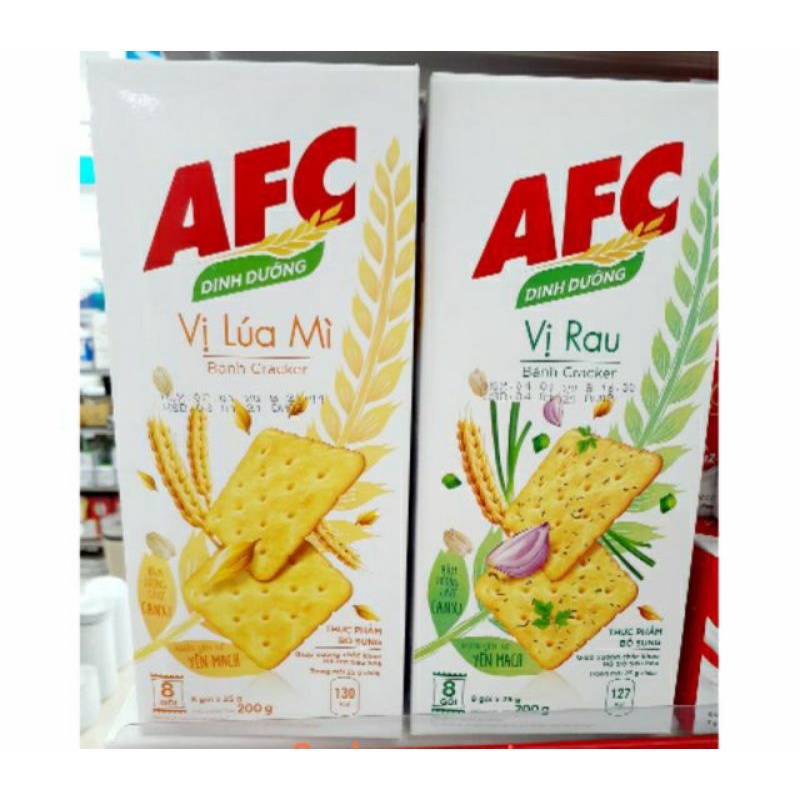Bánh dinh dưỡng AFC vị rau hộp 172g
