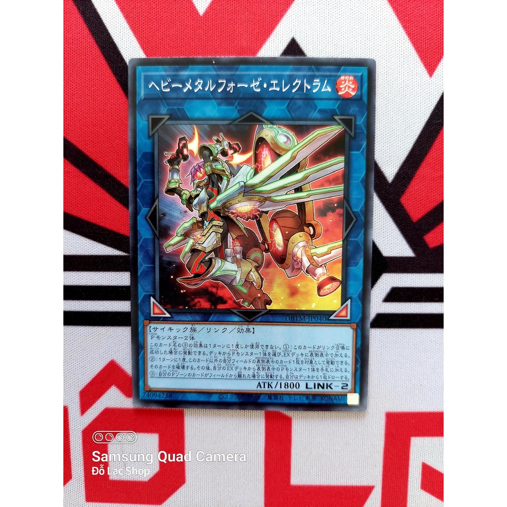 Thẻ Bài Mint90 Yugioh Link Heavymetalfoes Electrumite - Common DBTM-JP040