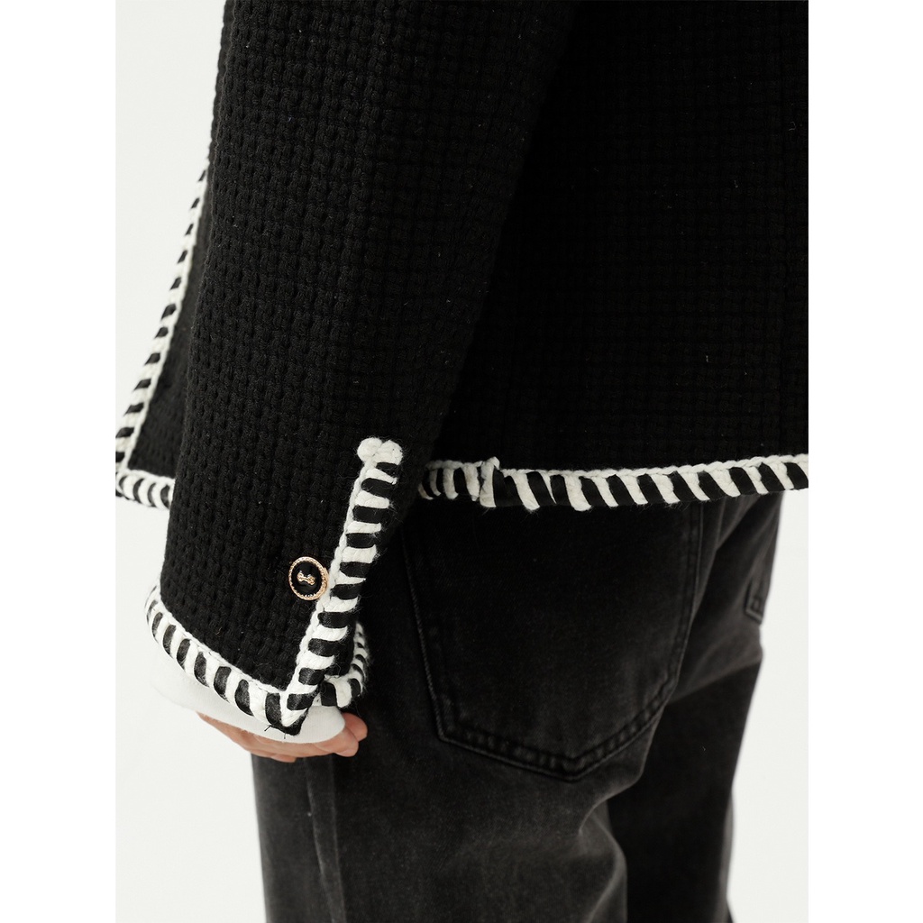 Áo tweed kiểu cardigan Unisex - kiểu dáng Hàn Quốc thời trang cho cả nam và nữ áo - cardigan phong cách form rộng