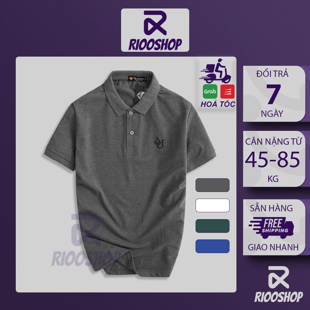 Áo polo rộng nam, áo thun nam có cổ AJ RSP013 tay ngắn, chất lượng, đẹp, cao cấp, form rộng, đơn giản, trẻ trung
