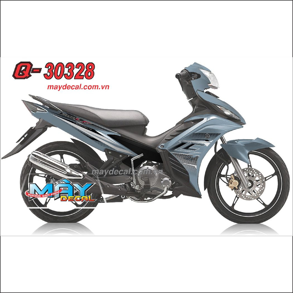 Tem Rời Exciter 135 Lc xám đen . (J)