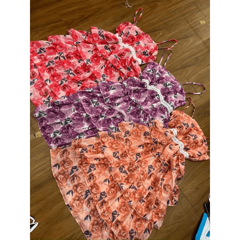 ĐẦM VOAN HOA TẦNG QUẢNG CHÂU CAO CẤP PU