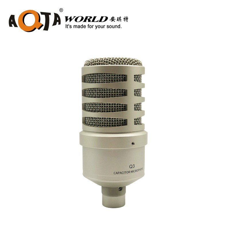 Micro thu âm chuyện nghiệp AQTA Q3 chính hãng - Micro livestream dựng clip lọc âm tốt, chống hú chống nhiễu