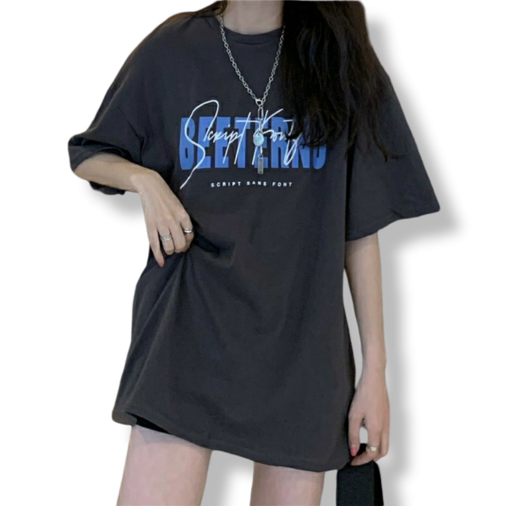 Áo Thun Nữ Form Rộng Tay Lỡ In Chữ Cá Tính Mẫu Mới HOT - ĐĂNG QUANG CLOTHER