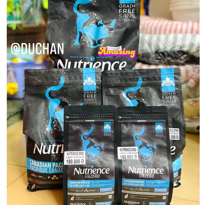 Nutrience (SubZero) 500g Thức Ăn Hạt