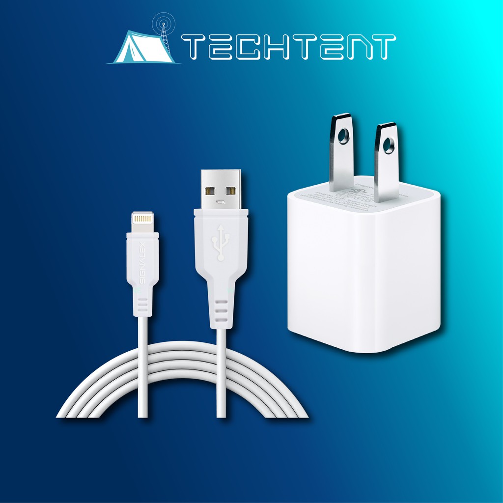 Combo Sạc Cho iPhone Củ A21 - Cáp Signalex UK