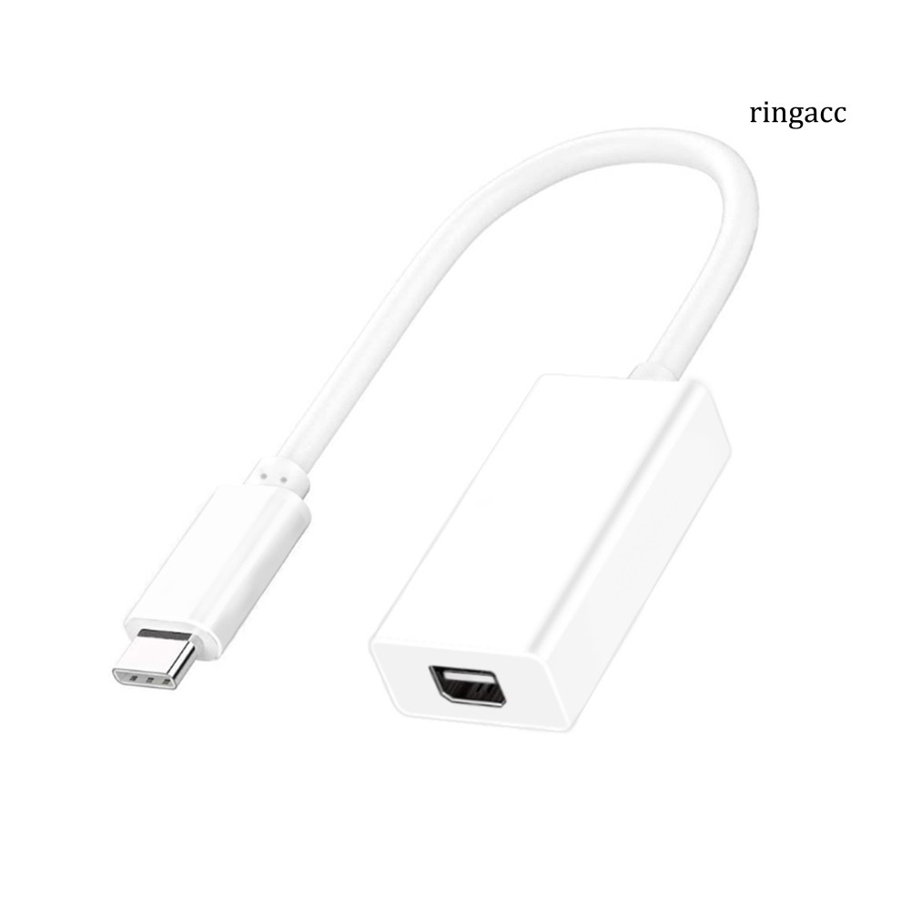 Đầu Chuyển Đổi Từ Usb 3.1 Type C Sang Mini Displayport Dp 4k Cho Macbook 1080p