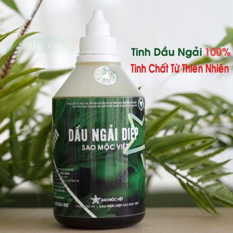 2 chai Tinh Dầu Ngải Cứu Chai 500ml Sản Phẩm Của Đại Học Y Dược Thái Bình