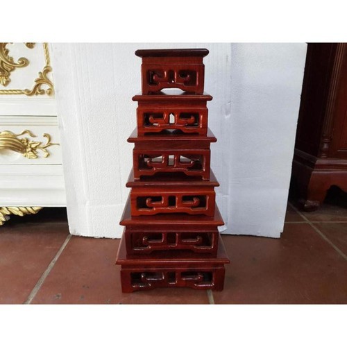 Nhất Cấp ,Kệ Gỗ, Đôn Gỗ Hương để Kê Đường kính từ 12cm -22cm