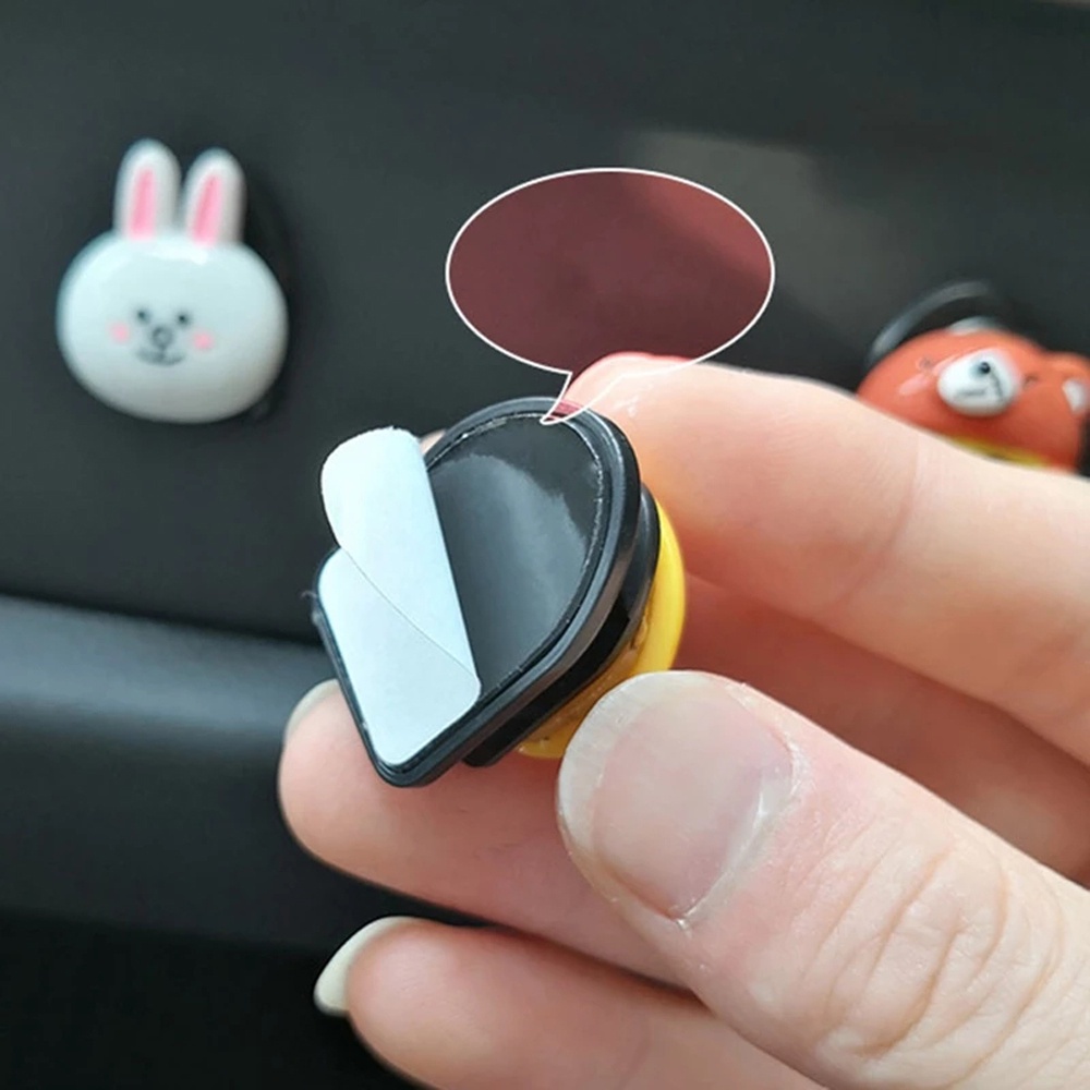 Móc Treo Đồ Gắn Phía Sau Ghế Ngồi Xe Hơi Hình Hoạt Hình Đa Năng