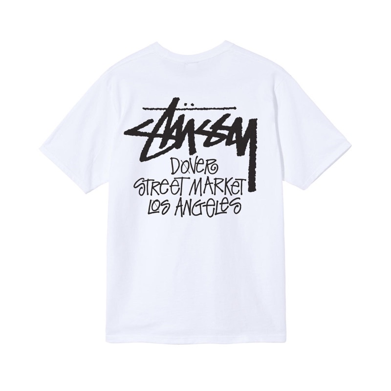 [Bao check chính hãng]Áo thun Stussy Dover Street Mảrket màu xanh navy, màu trăng, đen