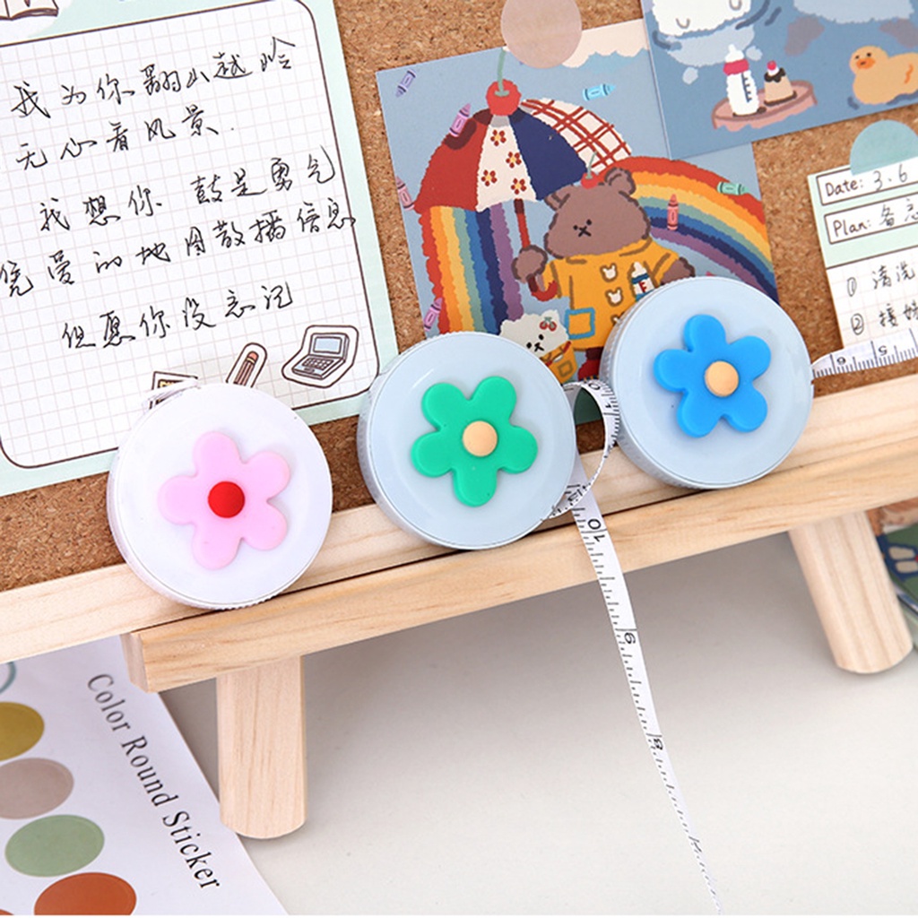 Thước Dây Mini 1.5M Họa Tiết Hoạt Hình Dễ Thương