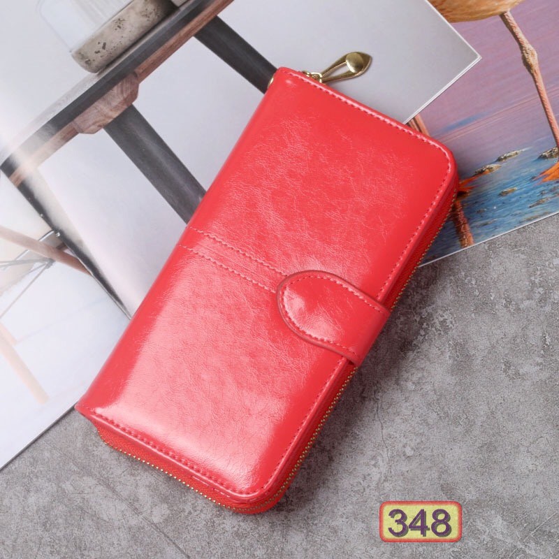 Ví Dài Thời Trang Nam Nữ V348 Khóa Kéo Có Dây Cầm Tay Sang Chảnh - Hazo
