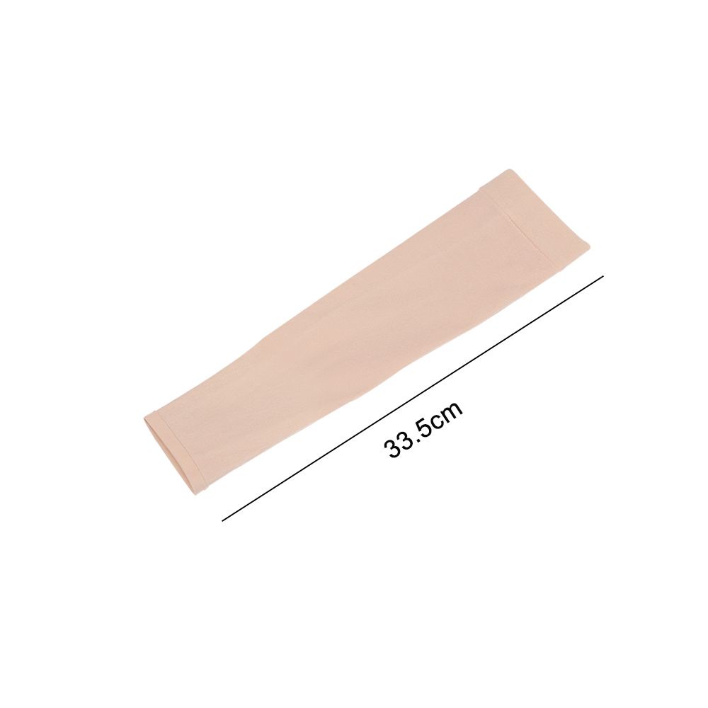 Set 1/2 bao ống tay bảo vệ chống nắng màu da co giãn tiện dụng cho nam và nữ đi xe đạp tập luyện thể thao