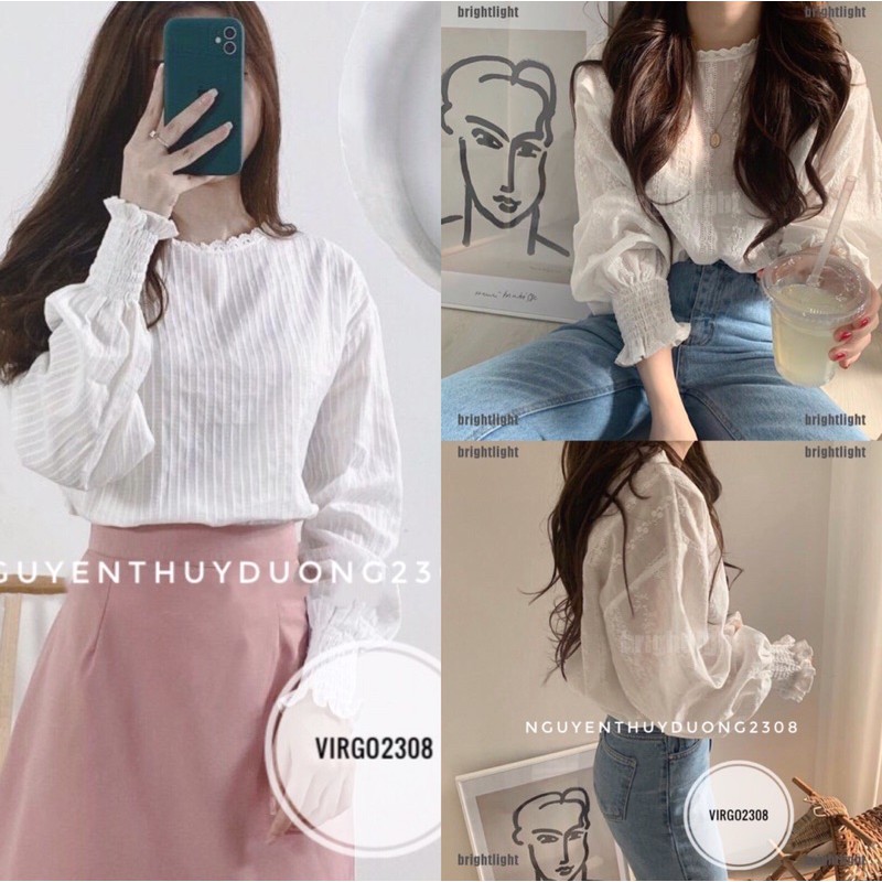 [ẢNH THẬT]ÁO SƠMI TAY TÚM HÀN QUỐC-ÁO SƠMI ULZZANG