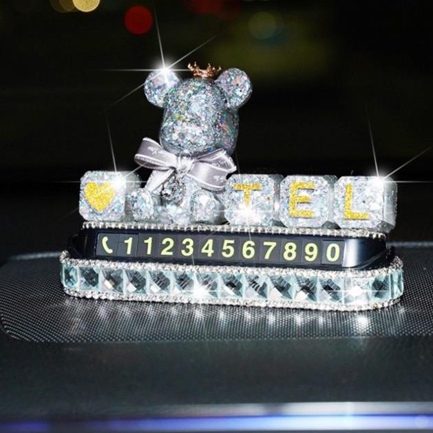 Bảng Số Điện Thoại Ô Tô Gấu Sang Trọng , Dãy Số Điện Thoại Trên Xe Hơi Gấu Dễ Thương