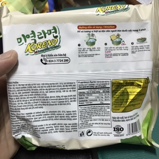 Mì Koreno rong biển vị ngao