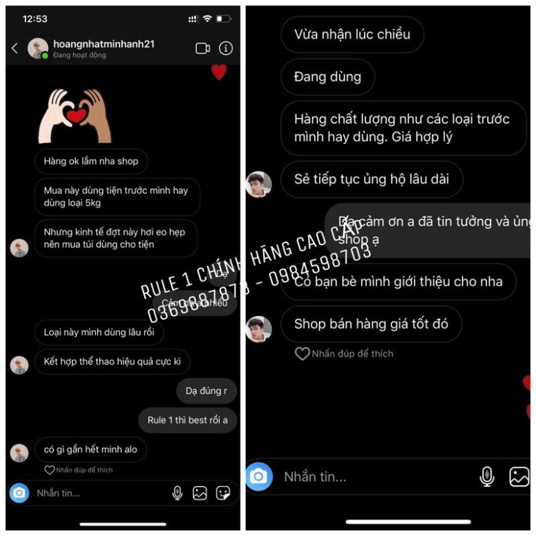 Whey Protein Isolate Rule 1 - Sữa Tăng Cơ Chính Hãng