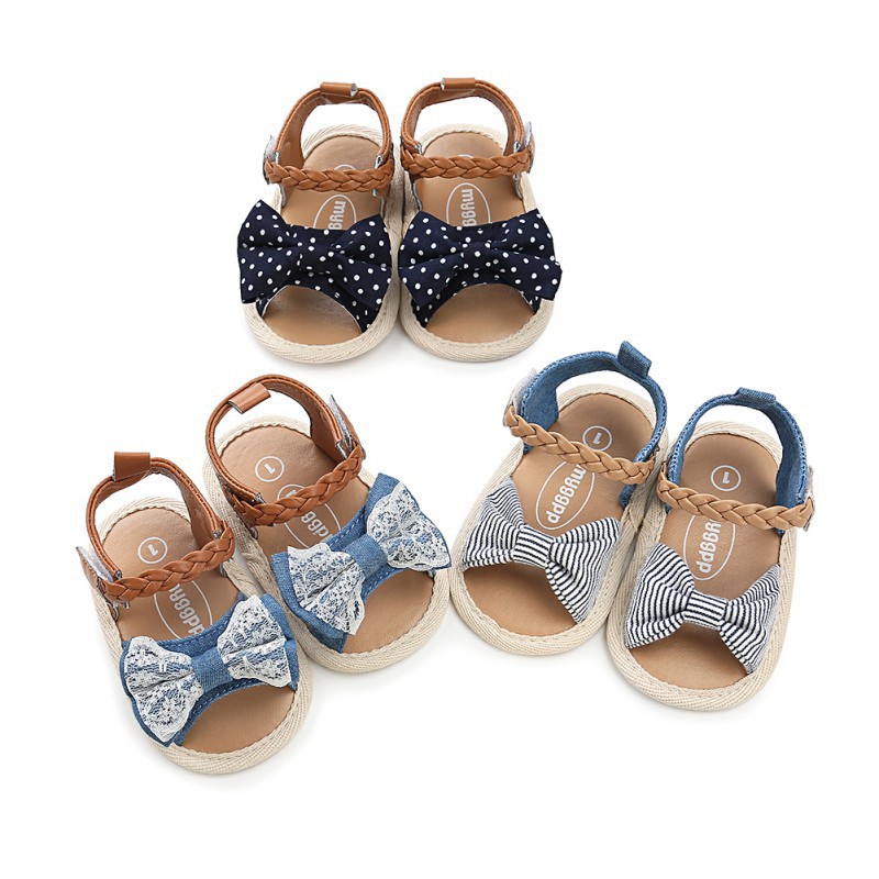 Sandals nơ xinh xắn cho bé gái