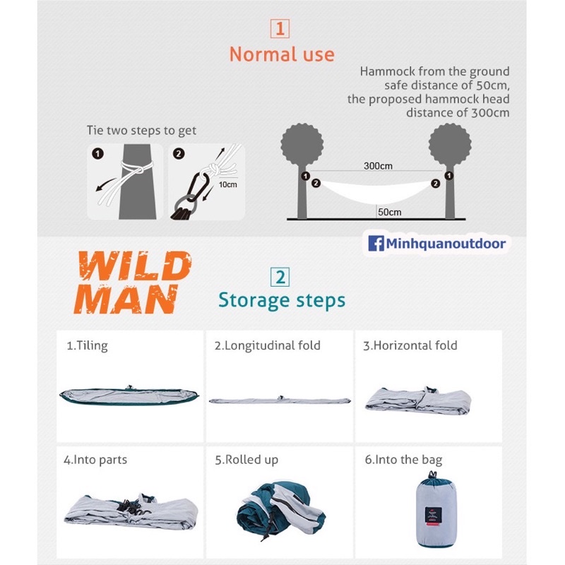 Võng đôi siêu nhẹ NatureHike NH17D012-B/ NH21DC011