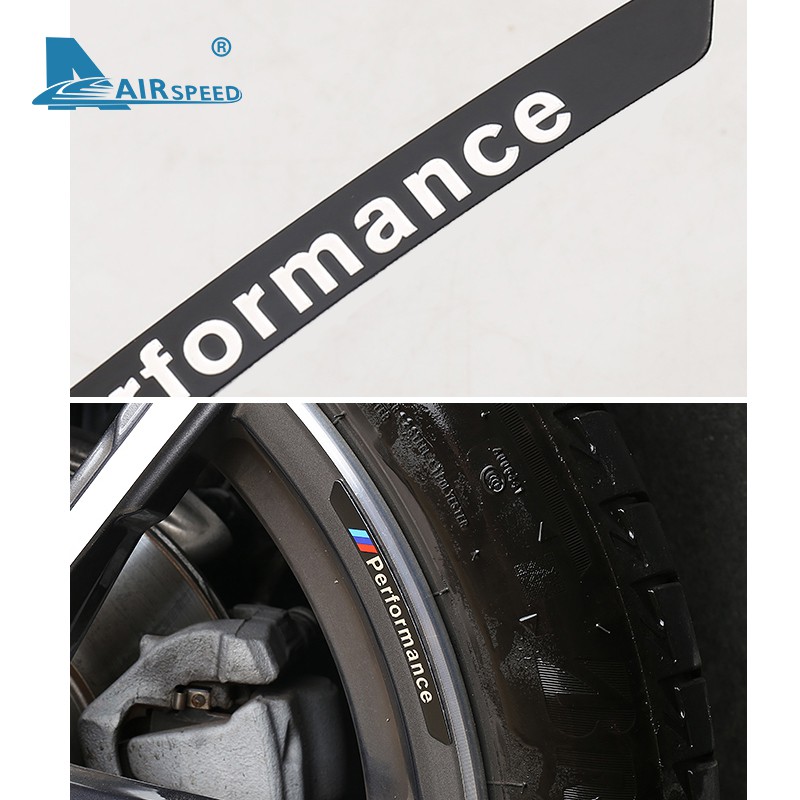 Set 4 Sticker Dán Mâm Bánh Xe Ô Tô Bmw F20 G30 E90 F30 M3 G01 M