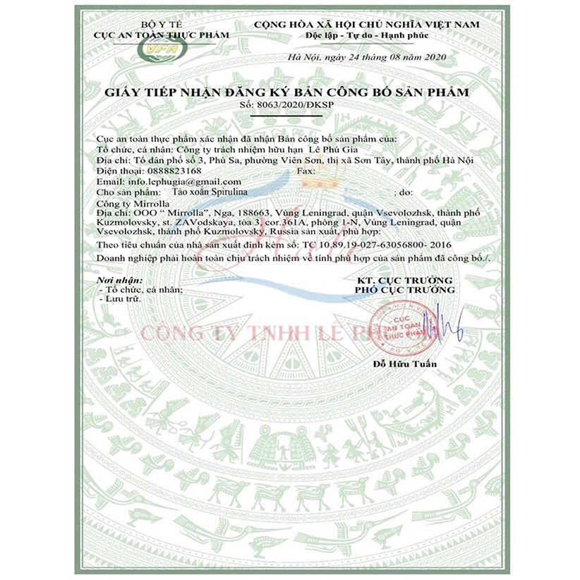 Tảo xoắn Spirulina Biển Đen của Nga | BigBuy360 - bigbuy360.vn