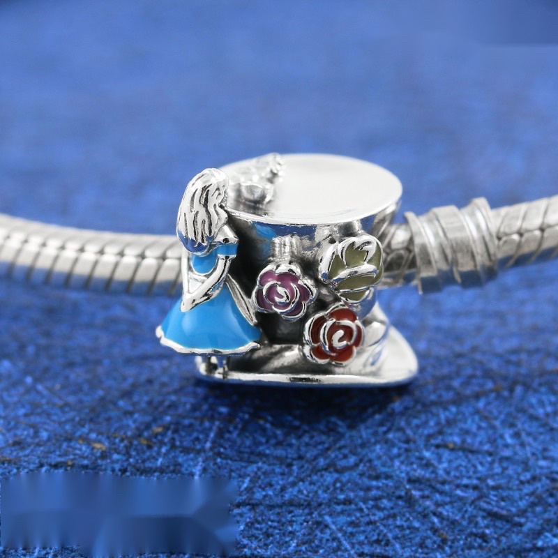 Charm bạc s925 mẫu mới - charm alice pan Cao Cấp