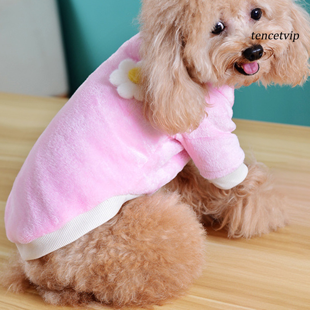 Áo sweater cho thú cưng cổ tròn giữ ấm dễ thương