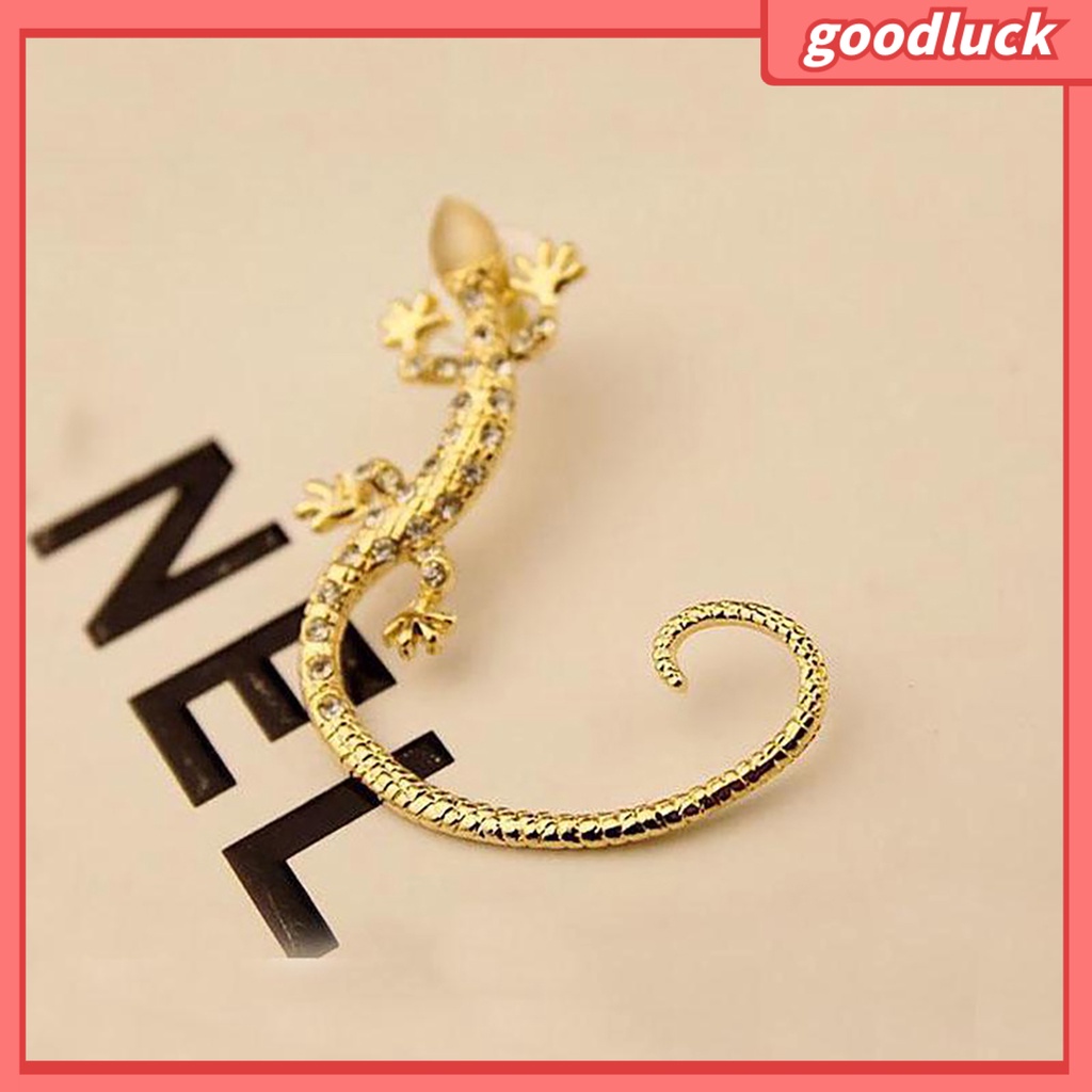 1 Khuyên Vành Tai Hình Thằn Lằn Đính Đá Cho Nữ