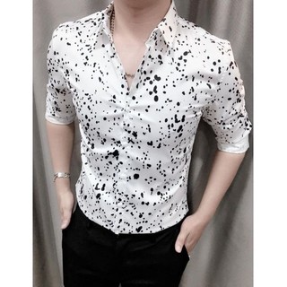 Áo sơ mi nam cao cấp vải lụa chuẩn shop (hàng chuẩn đẹp)