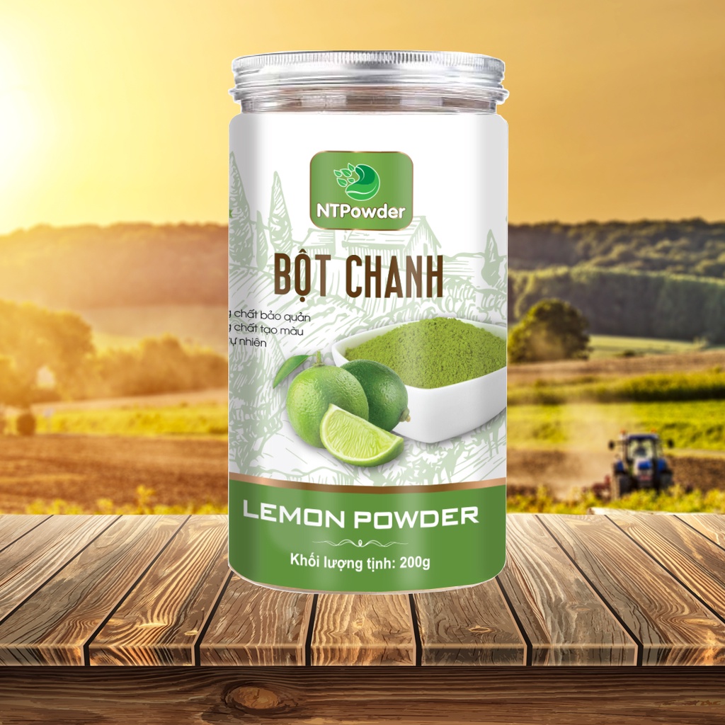 Bột Chanh sấy lạnh nguyên chất NTPowder 200g / 100g - Nhất Tín Food