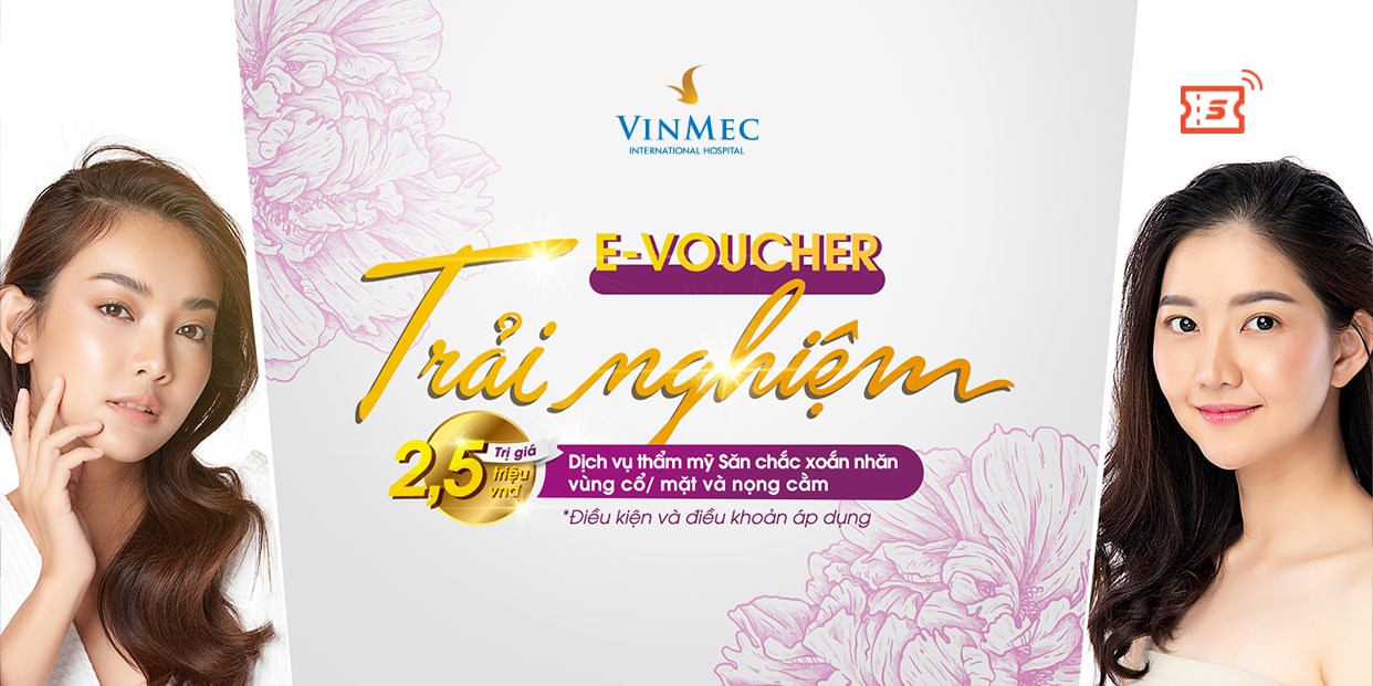 [E-Voucher] Săn chắc xoá nhăn vùng cổ/mặt (2 bên má)+ nọng cằm