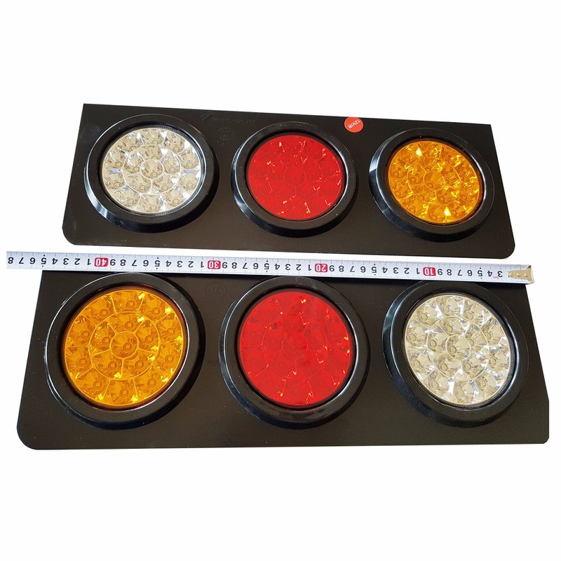 bộ 2 đèn led 3 khoang 2008 báo hậu cao cấp 24VDC