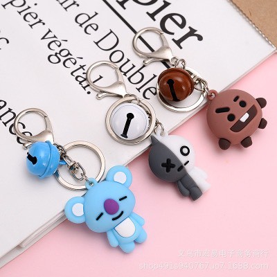 Móc khóa BT21 kèm chuông