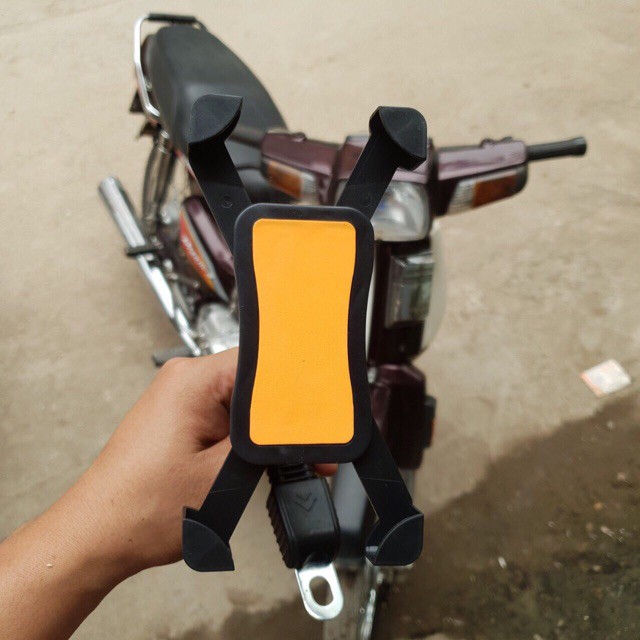 [ GIÁ SỈ ]  KẸP ĐIỆN THOẠI TRÊN XE MÁY 4 CHẤU CHẮC CHẮN ĐỊNH VỊ ĐI PHƯỢT TIỆN ÍCH ( tặng 1 ốp lưng khi mua sản phẩm ) | BigBuy360 - bigbuy360.vn