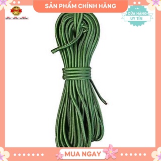 Dây dù tròn màu xanh 4li và 5li có độ bền cao, chịu lực tốt