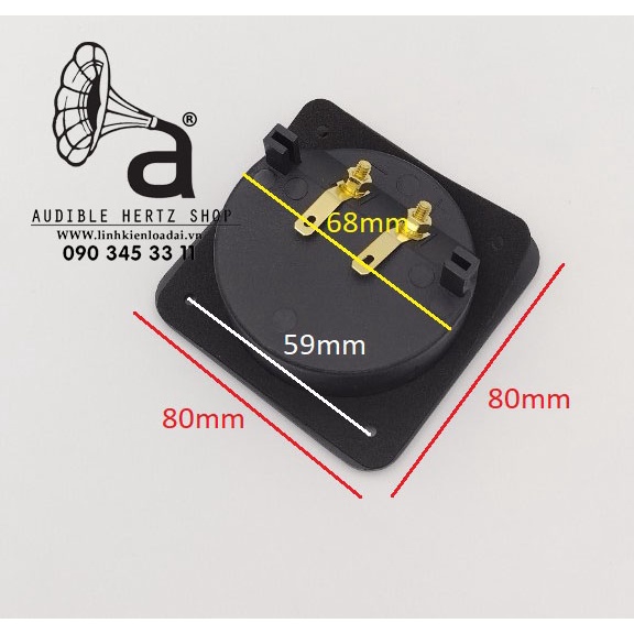 Trạm loa vuông, máng loa, hậu loa ráp thùng