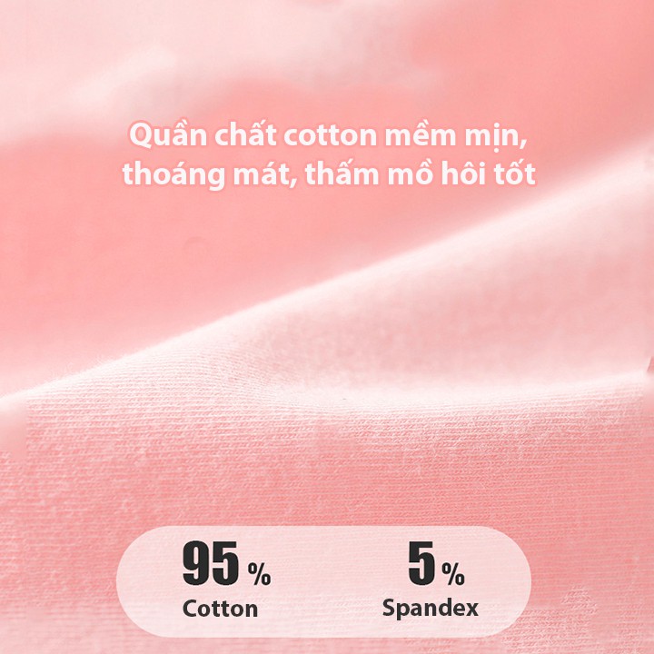 Quần chip bé gái, Quần lót cotton cho bé 2-12 tuổi chất cotton mềm thoáng khí co giãn tốt họa tiết đủ màu Baby-S – SC018